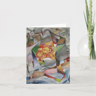 Salvar a cidade - cartão de nota de Vazio