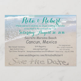 Salvar a data | Cartão de Convite para Casamento d