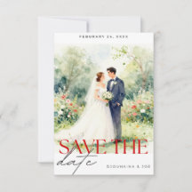 Salvar a Data Convite de Casamento | Romântico