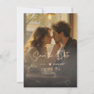 Salvar a Data Convite de Casamento | Romântico