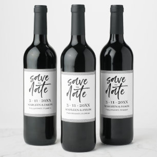 Salvar a data Etiqueta do Vinho