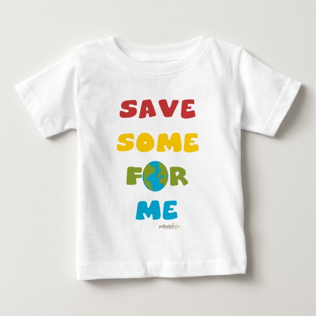 Salvar algum para mim camisetas do bebê (Frente)