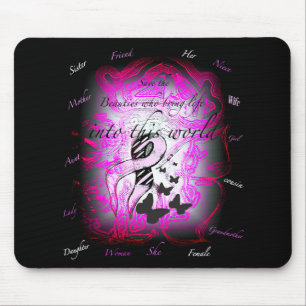 Salvar as vidas do mousepad da mulher