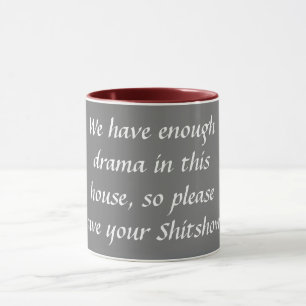 "Salvar caneca de café do seu Shitshow"