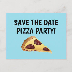 SALVAR cartões-postais de CONVITES DE FESTAS PIZZA