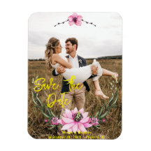 Salvar data personalizado com foto - ímã minimalis