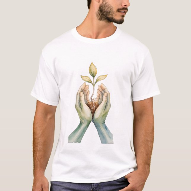 salvar Design de camisetas motivadas por árvores. (Frente)