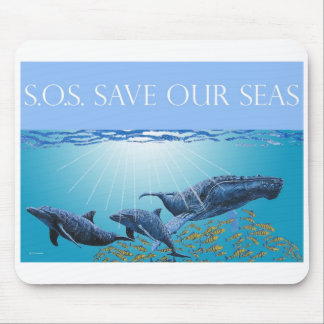 Salvar nossos mares Mousepad