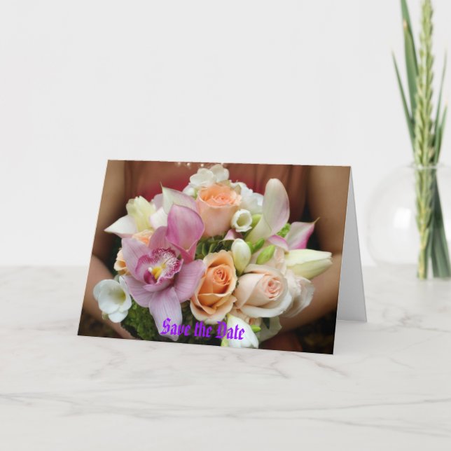 Salvar o Anúncio de Casamento de Data (Frente)