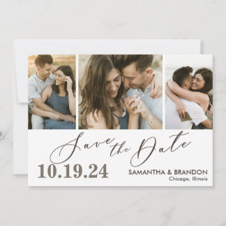 Salvar o Anúncio de casamento do Cartão com fotos