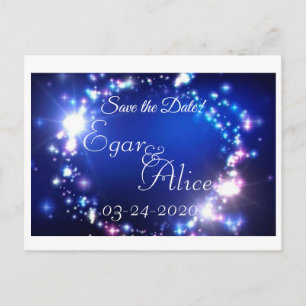 Salvar o Anúncio de Convite Sparkle de Data