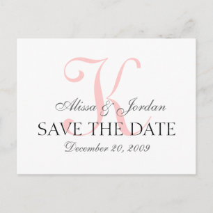 Salvar o cartão do anúncio do monograma do