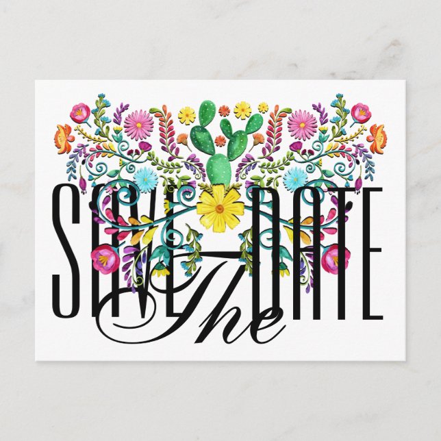 Salvar o Convite de Cartão-postal de Data (Frente)