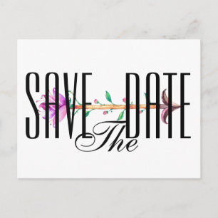 Salvar o Convite de Cartão-postal de Data