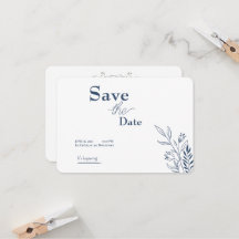 Salvar o Convite de Data - Design Floral Elegante