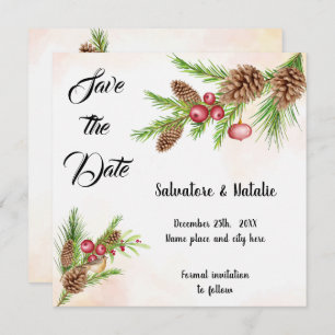 Salvar o Convite de Natal de Data