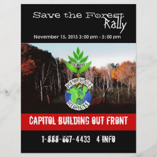 Salvar o folheto da floresta