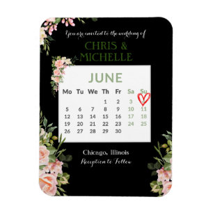 Salvar o ímã do calendário de data personalizado -