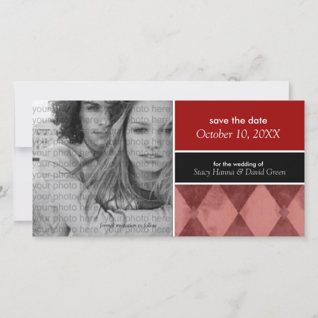 Salvar os Anúncios do Cartão com fotos de Data {Re (Frente)