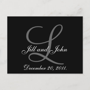 Salvar os cartão da data com monograma