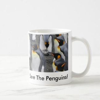 Salvar os pinguins! Caneca de café