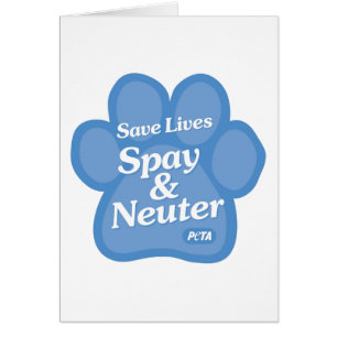 Salvar vidas, Spay & neutralize o cartão