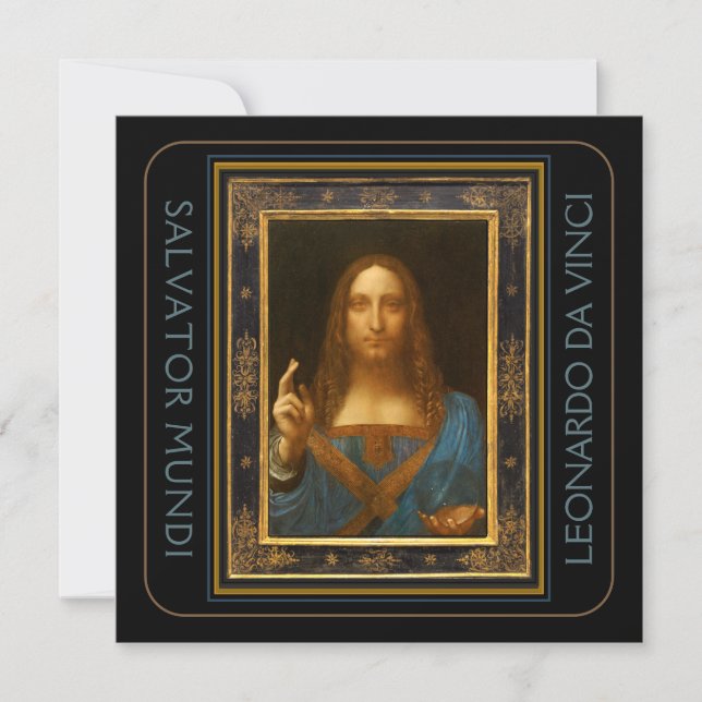 Salvator Mundi 1500 Leonardo da Vinci (Frente)