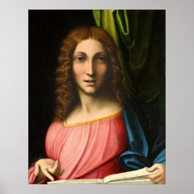 Salvator Mundi - Correggio Fine Art Poster (Frente)