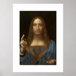 Salvator Mundi Fine Art Poster Impressão