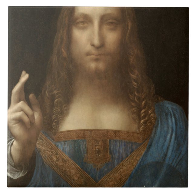 Salvator Mundi (Salvador do Mundo) (da Vinci) (Frente)