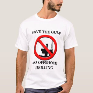 Salve a camiseta do Golfo NO Offshore Drilling Men