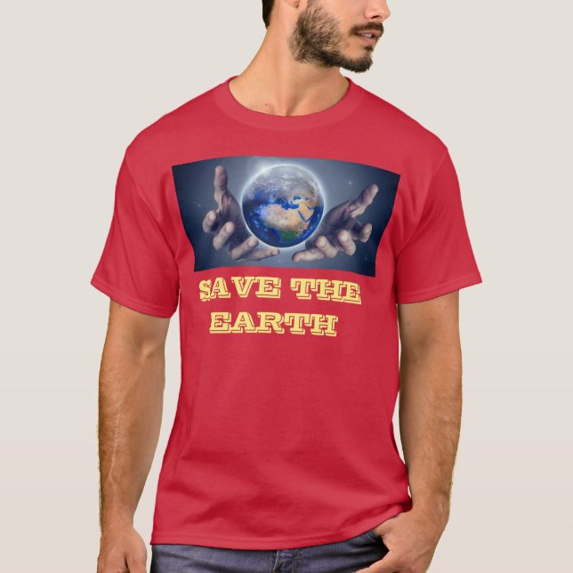 Salve a camiseta dos homens da Terra (Frente)