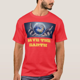Salve a camiseta terrestre