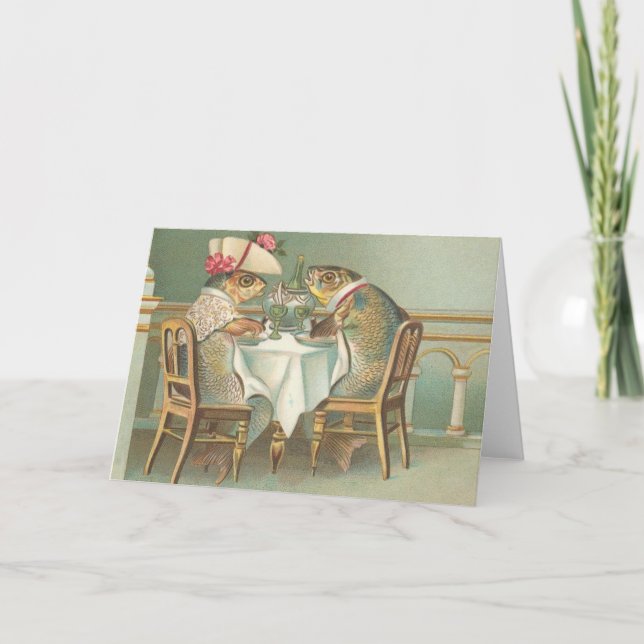 Salve a data - Cartão de peixe grande Pai-O (Frente)