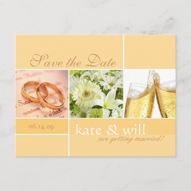 Salve a Data - Cartão Postal (Frente)