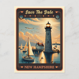 Salve a Data | Cartão Postal de Convite de New Ham