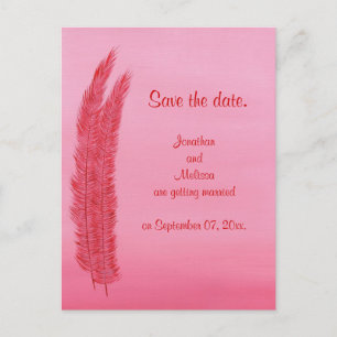 Salve a data cartões postais de casamento, Penas R