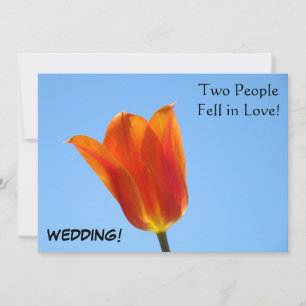 Salve a Data! Convites de Casamento Cartões Tulipa