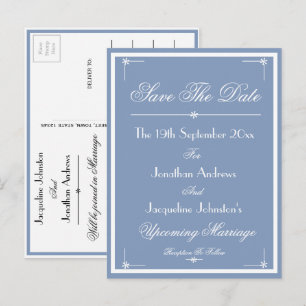 Salve A Data Do Cartão Azul De Anúncio