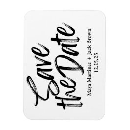 Salve a data do ímã de fotos flexível