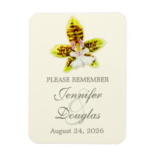 Salve a data do ímã orquídeo