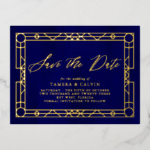 Salve A Data Do Quadro Decorativo Real Azul Dourad