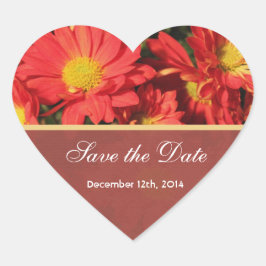 Salve a data dos adesivos florais de casamento