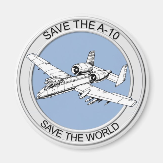 Salve a Imã de geladeira A-10 (Frente)