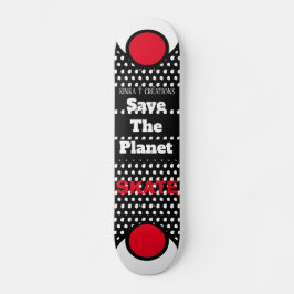 Salve A Placa Do Skate Do Planeta