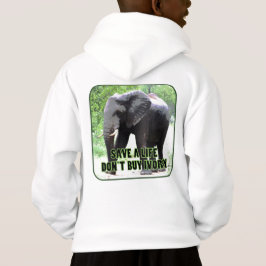 Salve a vida de um elefante, não Comprar Ivory Hoo