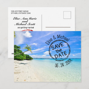 Salve as datas, Casamento de praia, Convite