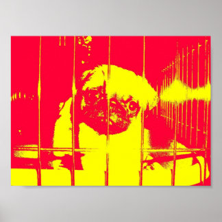 Salve-me, Pug Poster