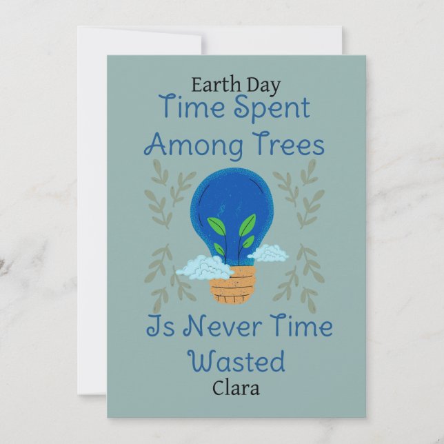 salve nossa terra, dia da Terra, terra do amor, ci (Frente)