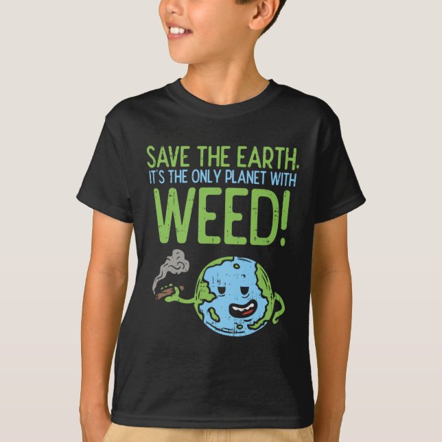 Salve O Armário Da Camisa Do Dia Da Terra (Frente)